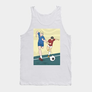 Footall duel Tank Top